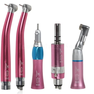 NSK Style Dental High Fast/Slow Low Speed Handpiece Turbine 2 Hole/4 Hole PINK - Picture 1 of 41
