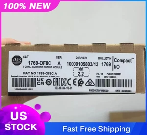 New Factory Sealed AB 1769-OF8C CompactLogix 8 Pt A/O Current Module - Picture 1 of 2