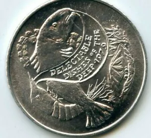 Mardi Gras Doubloon Krewe de Proteus 1979 Aluminio - Imagen 1 de 2