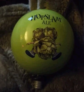 BELL'S BREWING HOPSLAM ALE TAP HANDLE TOPPER Ball Globe Craft Beer Double IPA - Picture 1 of 1