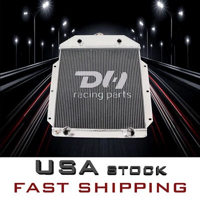 Aluminum 3 Row Radiator For 1949-1953 Ford Cars Flathead Consul MT V8 1.2L- 4.2L - Image 1 of 4