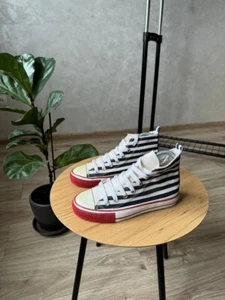 Le Redoute by Jean Paul Gaultier gestreifte High Top Sneaker Damen Gr. 36 - Bild 1 von 7