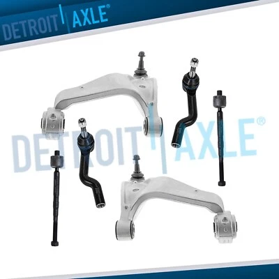 RWD Front Lower Control Arms w/Ball Joints Tie Rods for 2008 - 2015 Cadillac CTS - Image 1 of 4