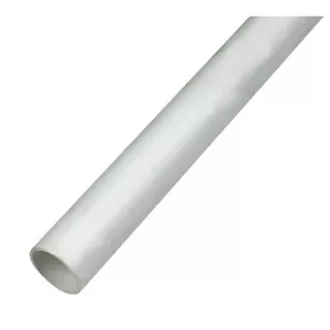 Lösemittelschweiß PVC Kunststoff Überlaufrohr 21,5 mm weiß, schwarz, Längenwahl - Bild 1 von 3