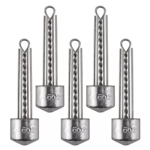 Dr.Fish 5 Pack Spider Surf Fishing Weight Sputnik Sinker 1oz-8oz Saltwater Surf - Picture 1 of 9