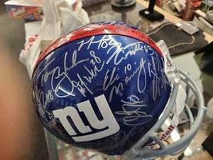 Eli Manning Team Sighned fullsize Helmet No Coa - Picture 1 of 10