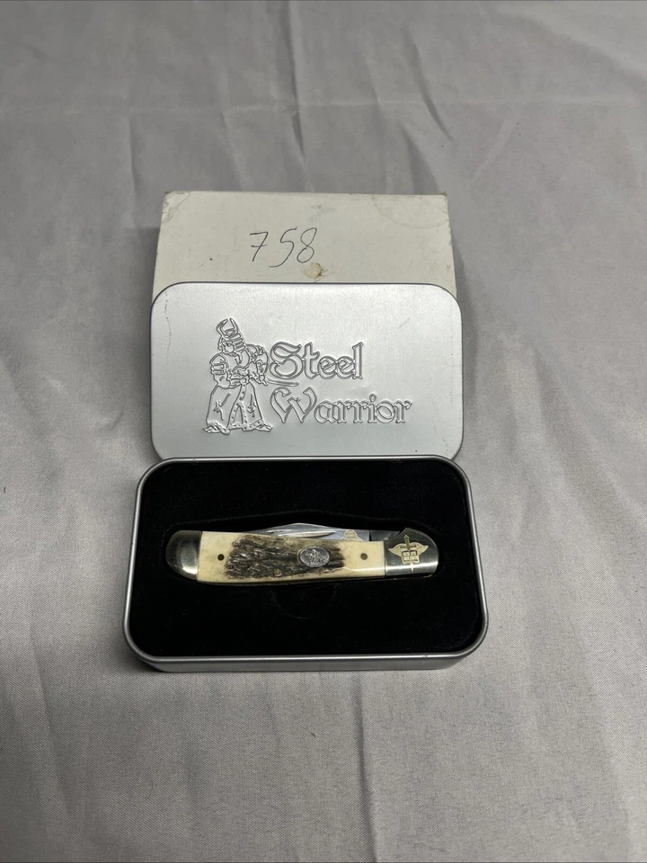 Молитвенный олень Frost Cutlery Steel Warrior медная голова - Изображение 1 из 4