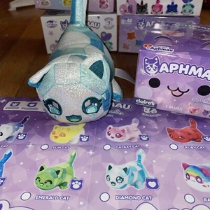Aphmau MeeMeows Celestial Plüschstreu 4 Diamant Katze Claire’s exklusive Box - Bild 1 von 8