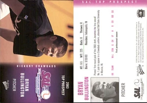 Bryan Bullington 2003 MultiAd South Atlantic League Top Prospects #5 RC Card - Picture 1 of 1