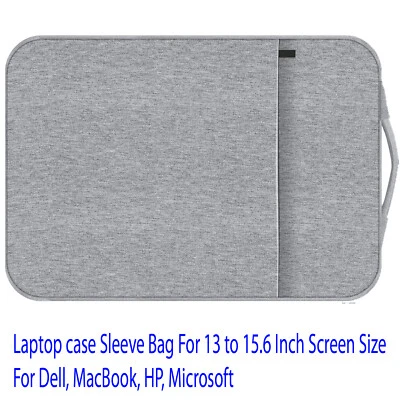 Laptop Sleeve Bag Carry Case Cover Pouch For Macbook Air Pro HP 13.3 15.4 Inch - Image 1 of 4