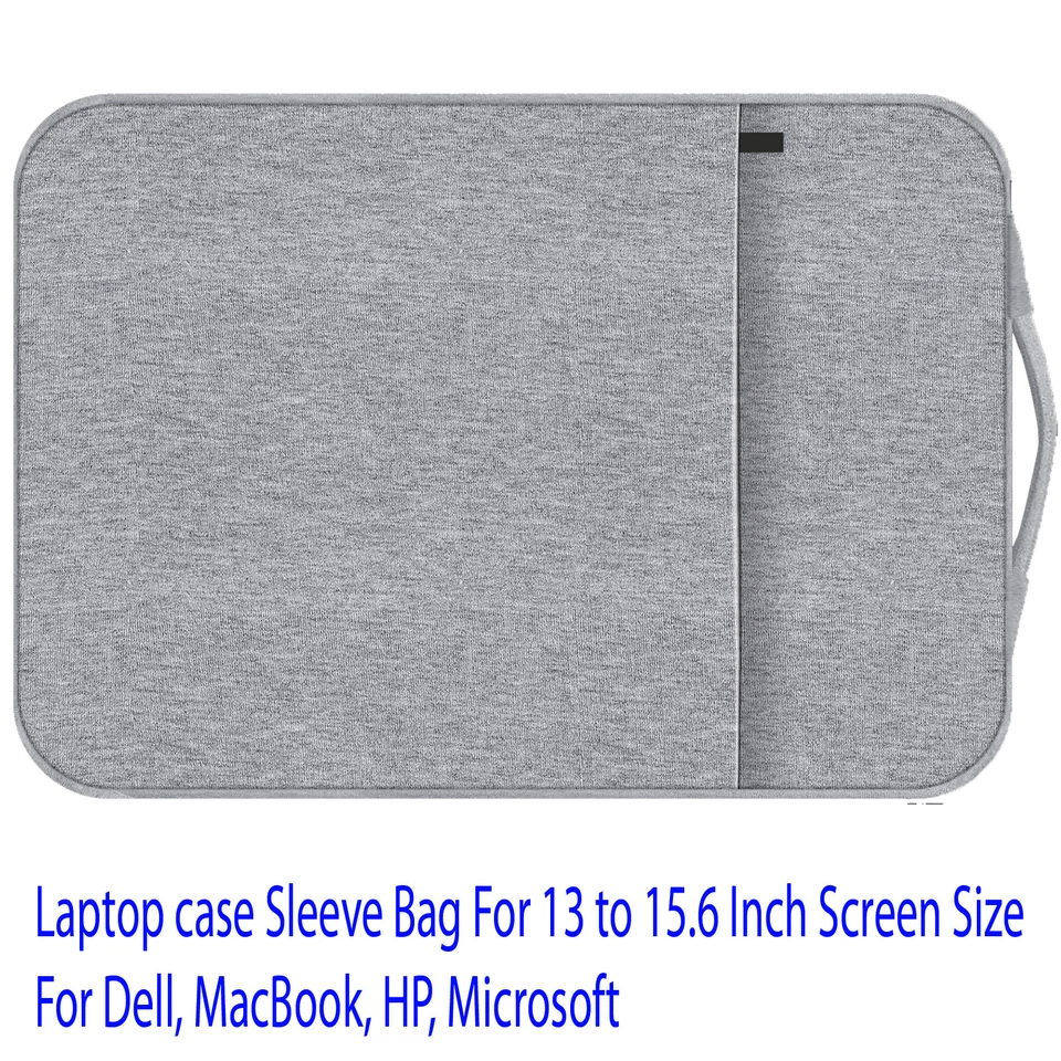 Laptop Sleeve Bag Carry Case Cover Pouch For Macbook Air Pro HP 13.3 15.4 Inch - Image 1 of 4