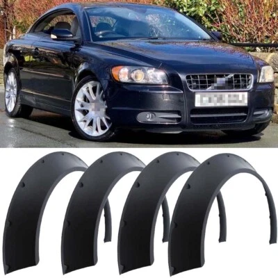 Arcos de rueda flexibles de carrocería extra ancha 4 piezas de 4,5" para Volvo C30 C70 Foto 1 de 4