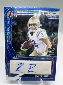 2022 Leaf Pro Set Metal Crystal Blue Kyle Philips Rc Auto /15 Rookie  - Picture 1 of 2