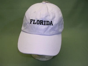 " Florida" Ball Cap, Solid White with black lettering, new with tags - Picture 1 of 2
