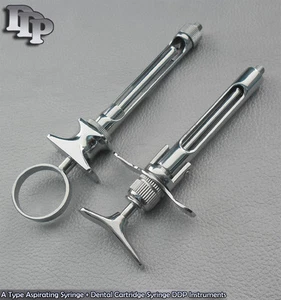 A Type Aspirating Syringe + Dental Cartridge Syringe Instruments - Picture 1 of 1