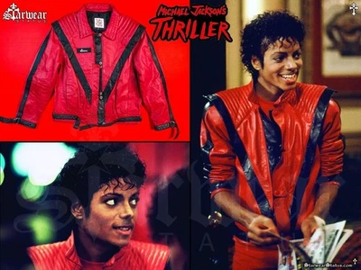 🔥Vintage 80s J.Park Michael Jackson Thriller Leather Biker Jacket 38 S/M RARE!! - Image 1 of 4