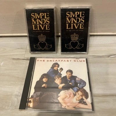 Simple Minds Cassette & CD LOT In The City 1 & 2 & Breakfast Club Soundtrack - Image 1 of 4