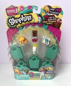 Auténtico Shopkins Temporada 3 ~ Paquete de 5 - Difícil de encontrar - Imagen 1 de 2