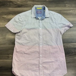 Camisa Scotch And Soda Para Hombre Rayas Medianas Manga Corta Vacaciones Diarias - Imagen 1 de 7