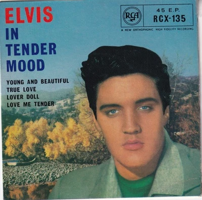 ELVIS PRESLEY..ELVIS IN A TENDER MOOD E.P. EXC.70`s RE-ISSUE ROCK & ROLL 7".135 - Image 1 of 4