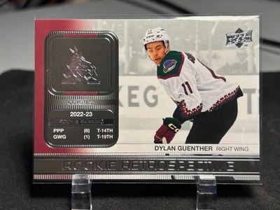 2023-24 Upper Deck Series 1 - Rookie Retrospective Dylan Guenther #RR-9 - Image 1 of 2