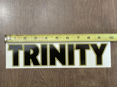 Vintage Trinity Decal RC R/C Logo Sticker 10” - Image 1 of 3