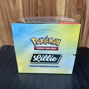 POKEMON LILLIE PREMIUM TOURNAMENT COLLECTION BOX DISPLAY (4box) USA - Picture 1 of 4