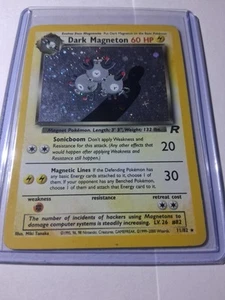1999 Pokemon Team Rocket DARK MAGNETON 11/82 HOLO Rare Card WOTC - Picture 1 of 3