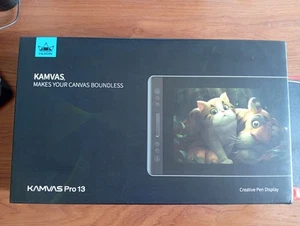Tableta Gráfica Huion Kamvas Pro 13 + Guante de regalo. Como Nueva, casi sin uso - Zdjęcie 1 z 13