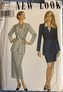 SIMPLICITY #6549 FALTAS TALLAS 8-18 CHAQUETA Y FALDA TRAJE PATRÓN SIN CORTAR - Imagen 1 de 2