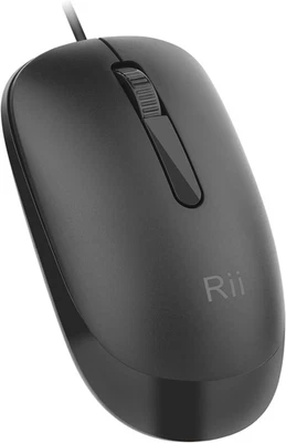 Wired Mouse, USB Computer Mouse for Home and Office, 3 Buttons,1200Dpi, Slim&Com - Image 1 of 4