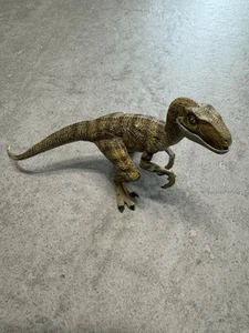 Papo Marrone Raptor Velociraptor Jurassic Park Dinosauro Raro - Picture 1 of 5