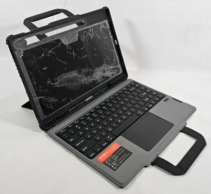 Case w Keyboard for 14.6" Galaxy Tab S10 S9 Ultra Backlit Bluetooth Rugged Detac - Afbeelding 1 van 20
