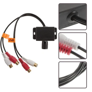 Perilla de control de nivel de audio para altavoces y amplificadores de coche con RCA - Imagen 1 de 12