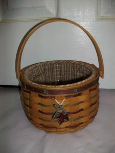 2005 Longaberger Heritage Days Basket With Liner Protector & Charm - Picture 1 of 7