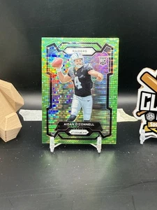 Aidan O'Connell 2023 Prizm Neon Green Pulsar Rookie Raiders (CBR) - Picture 1 of 2