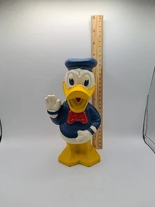 VTG Donald Duck Disney Cast Iron Piggy Bank Collectable Sailor Suit 8.5” - Picture 1 of 5