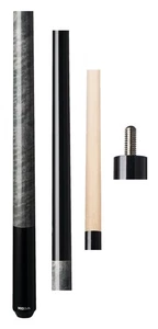 Koda KD23 Pool Cue – 13mm Maple Shaft, Black & Grey Stained Maple, No Wrap - Picture 1 of 1