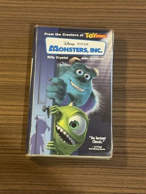 Monsters Inc Disney Pixar VHS Clamshell Edition Blue Tape - Image 1 of 3