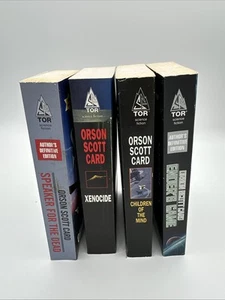 Orson Scott Card The Ender Quartet TOR-forge Art John Harris VG 4 Box Set Sci-Fi - Picture 1 of 12