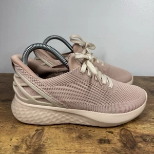 Kizik Athen Damenschuhe 6 rosa Strick freihändig sportlich Laufen niedrige Turnschuhe - Bild 1 von 8