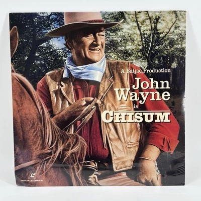 Chisum Laserdisc LD John Wayne Widescreen Edition New Sealed - Image 1 of 2