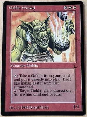 Goblin Wizard X1 The Dark Mtg Magic the Gathering - Image 1 of 2