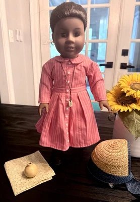 Muñeca American Girl Pleasant Company Addy en completo encuentro y accesorios Foto 1 de 4