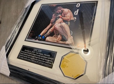UFC 229 Fight Used Event Canvas Conor McGregor Vs. Khabib **全新罕见** — 第 1/2 张图片