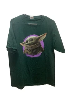 Star Wars Funko Baby Yoda T-Shirt Green Mens Size Large L - Picture 1 of 4