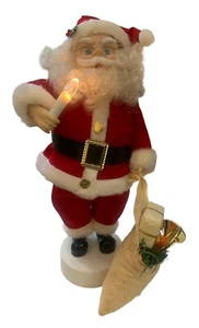 Vintage Animated & Illuminated  Santa Claus 18” Inch Holiday Figure - Picture 1 of 7