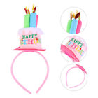Hair Accessory Hairband Happy Birthday Headband Party Cake Hat Baby Child Make
