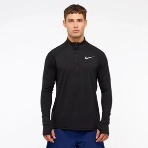 Nike Dri-Fit Element 2.0 Half-Zip Schwarz Herren Langarm Laufoberteil Gr. L - Bild 1 von 6