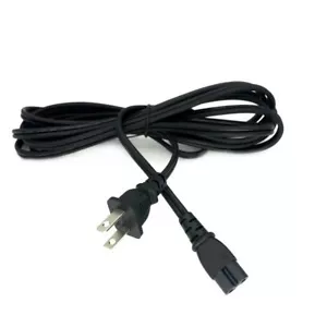 10 Ft 2 Prong Figure 8 AC power cord for VHS CD DVD Disc Player Boombox Blueray - Picture 1 of 1